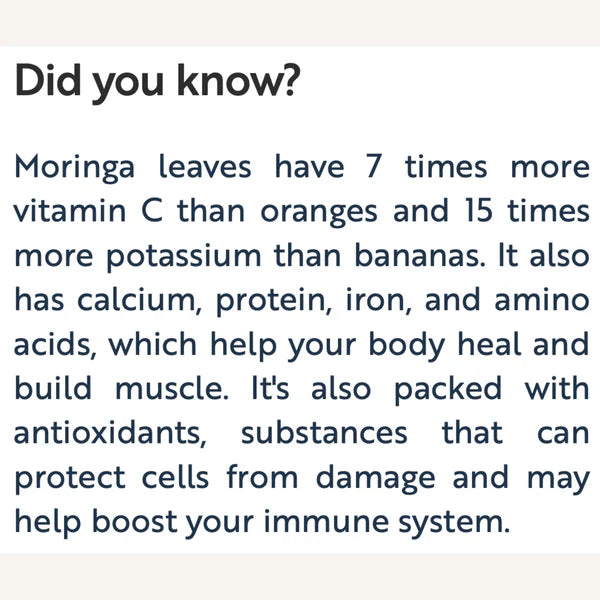 Organic Moringa Powder-Boosts Immune System