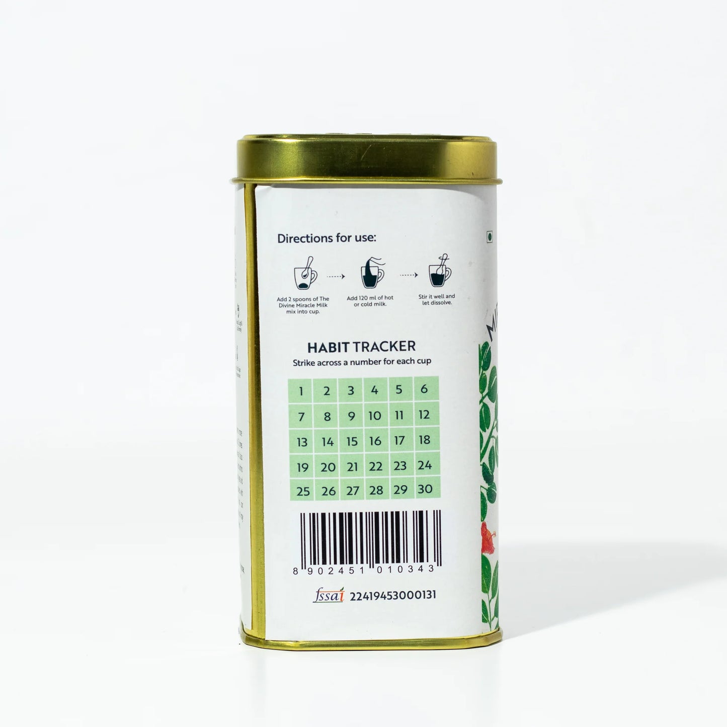 Miracle Milk (Moringa) Instant Latte Mix 200 gm (Natural remedy for PCOS)