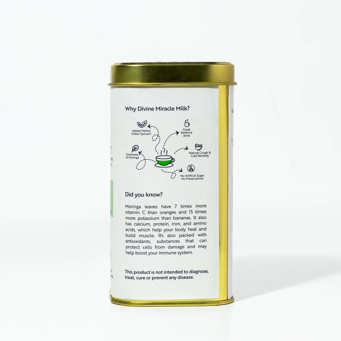 Miracle Milk (Moringa) Instant Latte Mix 200 gm (Natural remedy for PCOS)