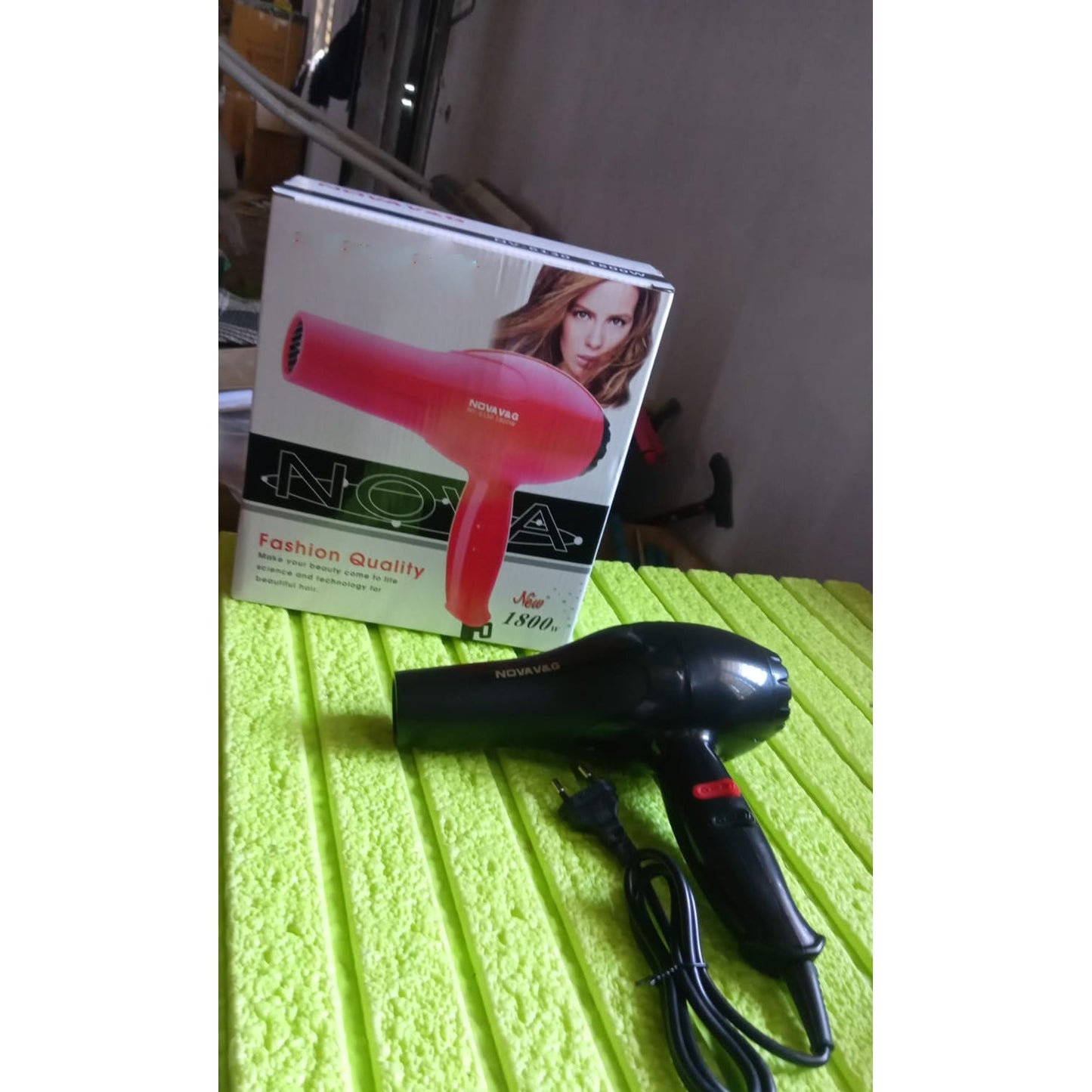 13025 Professional Multi Purpose Hair Dryer Salon, Hair Dryer 2 Speed Settings For Women And Men (1800 Watts)